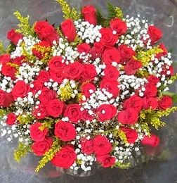 Bouquet 50 rosas vermelhas